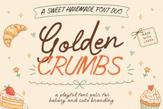 Golden Crumbs Font